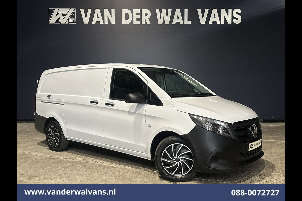 Mercedes-Benz Vito 116 CDI 164pk L2H1 2025 Model Euro6 Airco | XL MBUX | Camera | Navigatie | Adaptieve Cruisecontrol Stoelverwarming, Parkeersensoren, Bijrijdersbank