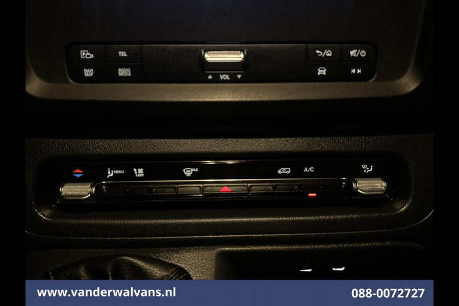 Mercedes-Benz Vito 116 CDI 164pk L2H1 2025 Model Euro6 Airco | XL MBUX | Camera | Navigatie | Adaptieve Cruisecontrol Stoelverwarming, Parkeersensoren, Bijrijdersbank