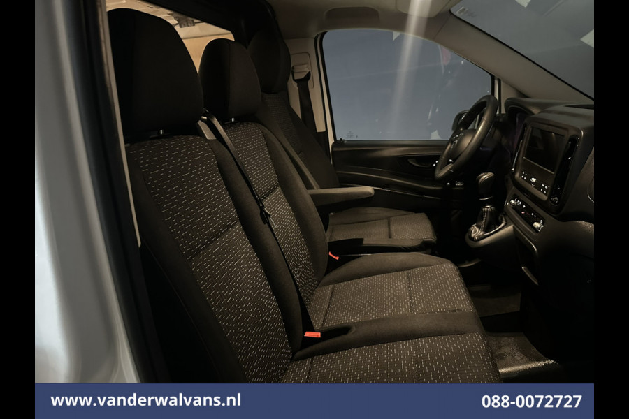 Mercedes-Benz Vito 116 CDI 164pk L2H1 2025 Model Euro6 Airco | XL MBUX | Camera | Navigatie | Adaptieve Cruisecontrol Stoelverwarming, Parkeersensoren, Bijrijdersbank