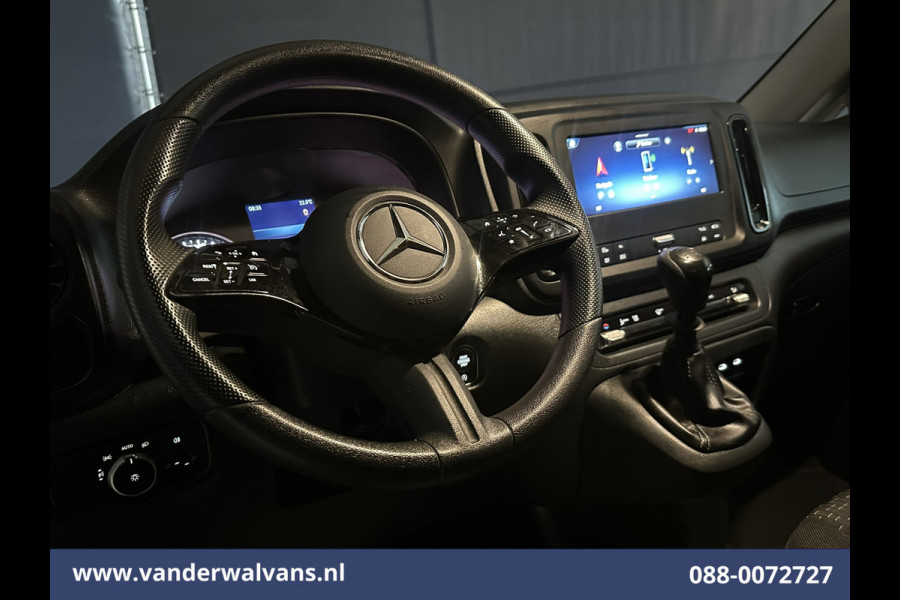 Mercedes-Benz Vito 116 CDI 164pk L2H1 2025 Model Euro6 Airco | XL MBUX | Camera | Navigatie | Adaptieve Cruisecontrol Stoelverwarming, Parkeersensoren, Bijrijdersbank