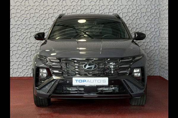 Hyundai Tucson NW AUTO 4WD 288PK N LINE + 1.6 T-GDI PHEV SKY PANO CAMERA STOELVERWARM 19" LMV ZWARTE HEMEL STUURVERW. PLUG IN HYBRIDE 4X4 AWD