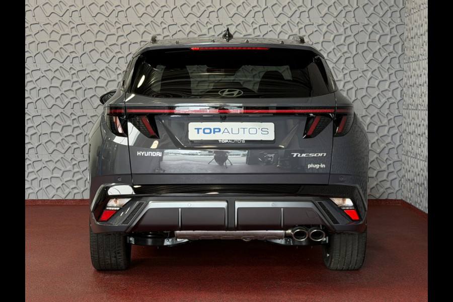 Hyundai Tucson NW AUTO 4WD 288PK N LINE + 1.6 T-GDI PHEV SKY PANO CAMERA STOELVERWARM 19" LMV ZWARTE HEMEL STUURVERW. PLUG IN HYBRIDE 4X4 AWD