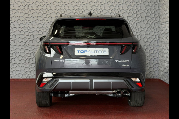Hyundai Tucson NW AUTO 4WD 288PK N LINE + 1.6 T-GDI PHEV SKY PANO CAMERA STOELVERWARM 19" LMV ZWARTE HEMEL STUURVERW. PLUG IN HYBRIDE 4X4 AWD