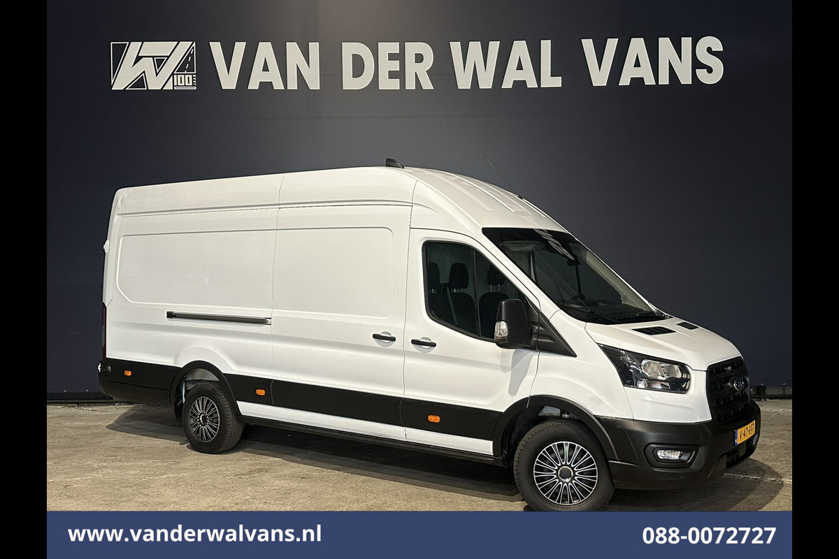 Ford Transit 2.0 TDCI 130pk L4H3 Euro6 Airco | Camera | Cruisecontrol | Verwarmde voorruit | Parkeersensoren, Bijrijdersbank