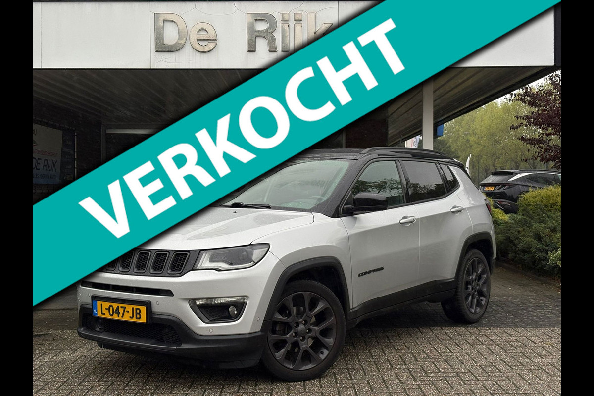 Jeep Compass 1.3T S | 1e Eigenaar | Leder, Memory, Carplay/Android, Camera, Navi, Afn. Trekhaak, Stoel+Stuurverw., DAB | NAP |