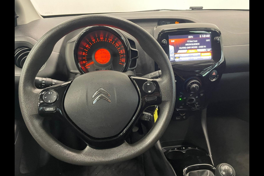 Citroën C1 1.0 VTi Feel Airco Navigatie Apple Carplay Android Auto Achteruitrij camera Leder Multifunctioneel stuurwiel