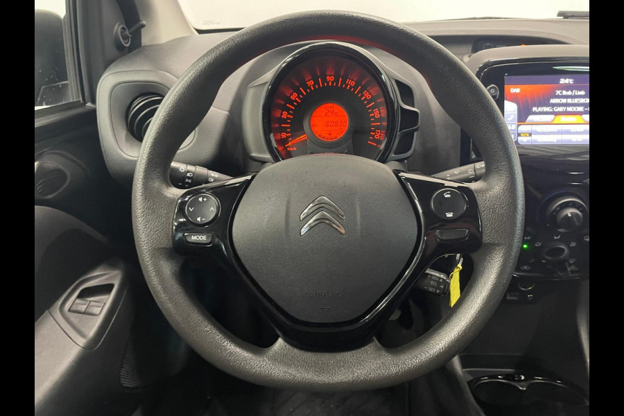 Citroën C1 1.0 VTi Feel Airco Navigatie Apple Carplay Android Auto Achteruitrij camera Leder Multifunctioneel stuurwiel