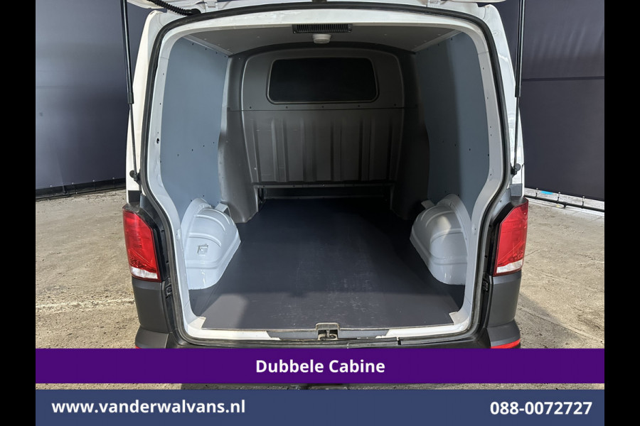 Volkswagen Transporter 2.0 TDI 150pk 4Motion L2H1 Dubbele Cabine Euro6 Airco | 5-Zits | Apple Carplay | Cruisecontrol | Omvormer Android Auto, 2500kg Trekhaak, Leder, Parkeersensoren, Achterklep