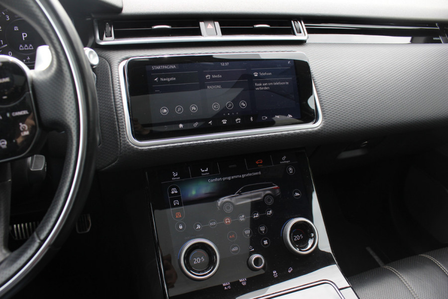 Land Rover Range Rover Velar 2.0 P300 Turbo AWD R-Dynamic SE / Trekhaak / Panoramadak / 360Camera / Luxe Leder / Meridian / 22'' / Matrix LED / Keyless / Stoel+Stuurverwarming / Dodehoek / DAB / Cruise Control