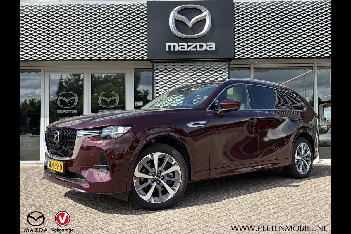 Mazda CX-80 2.5 e-SkyActiv PHEV Takumi Plus 6p. | NL AUTO | 6 JAAR FABRIEKSGARANTIE | MEEST LUXE UITVOERING |