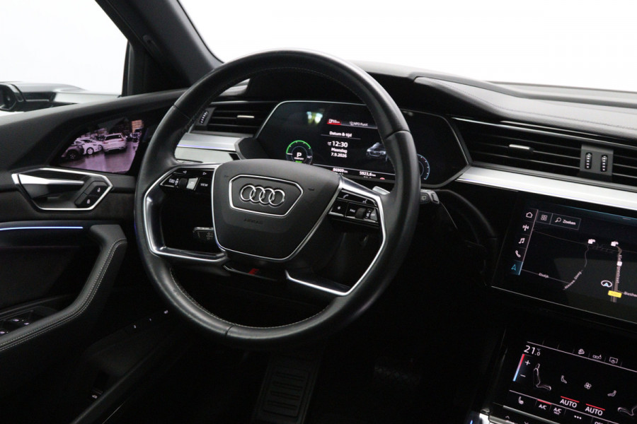 Audi e-tron e-tron 55 Quattro Advanced 95 kWh 408 PK, SOH 90 %, Panoramadak, Leder, S-Line Int, B&O Sound, 360 Camera