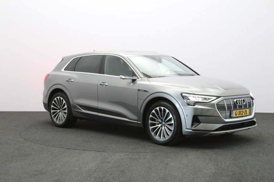 Audi e-tron e-tron 55 Quattro Advanced 95 kWh 408 PK, SOH 90 %, Panoramadak, Leder, S-Line Int, B&O Sound, 360 Camera