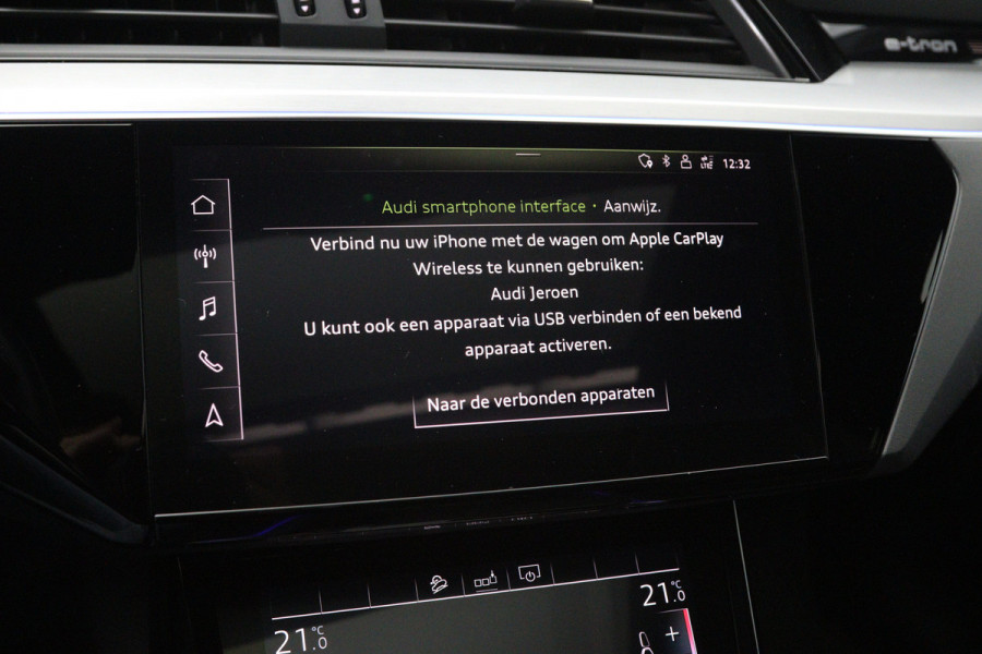 Audi e-tron e-tron 55 Quattro Advanced 95 kWh 408 PK, SOH 90 %, Panoramadak, Leder, S-Line Int, B&O Sound, 360 Camera
