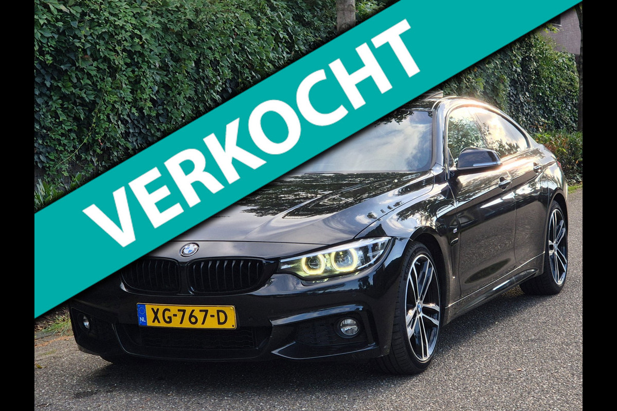 BMW 4 Serie Gran Coupé 420i M Sport High Ex Pano CarPlay Keyless Hifi Camera Shadow Line 19inch M Velgen 420i High Executive