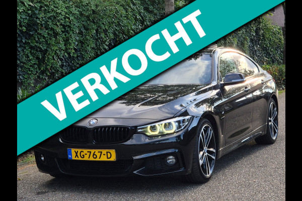 BMW 4 Serie Gran Coupé 420i M Sport High Ex Pano CarPlay Keyless Hifi Camera Shadow Line 19inch M Velgen 420i High Executive