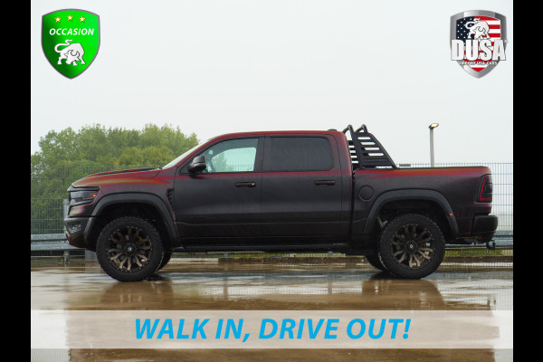 Dodge Ram 1500 | TRX | 6.2 V8 | 4x4 | Crew Cab | 22'' Fuel Wheels | Wrap Satin Solar Dawn | RAMbar | Flipcover | Nieuw binnen!