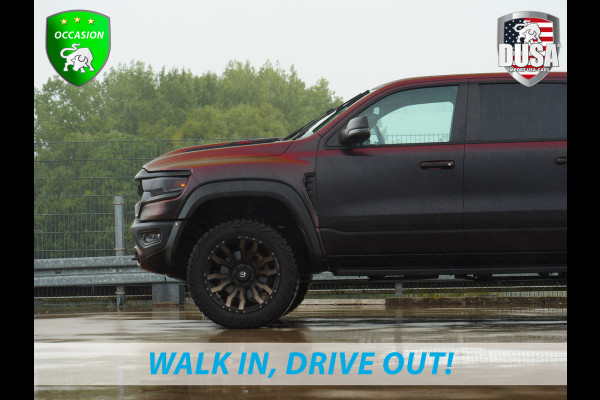 Dodge Ram 1500 | TRX | 6.2 V8 | 4x4 | Crew Cab | 22'' Fuel Wheels | Wrap Satin Solar Dawn | RAMbar | Flipcover | Nieuw binnen!