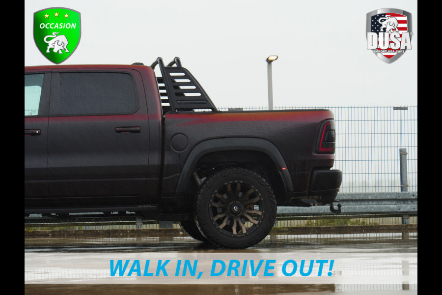Dodge Ram 1500 | TRX | 6.2 V8 | 4x4 | Crew Cab | 22'' Fuel Wheels | Wrap Satin Solar Dawn | RAMbar | Flipcover | Nieuw binnen!