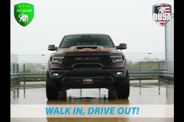 Dodge Ram 1500 | TRX | 6.2 V8 | 4x4 | Crew Cab | 22'' Fuel Wheels | Wrap Satin Solar Dawn | RAMbar | Flipcover | Nieuw binnen!