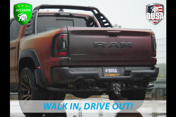 Dodge Ram 1500 | TRX | 6.2 V8 | 4x4 | Crew Cab | 22'' Fuel Wheels | Wrap Satin Solar Dawn | RAMbar | Flipcover | Nieuw binnen!