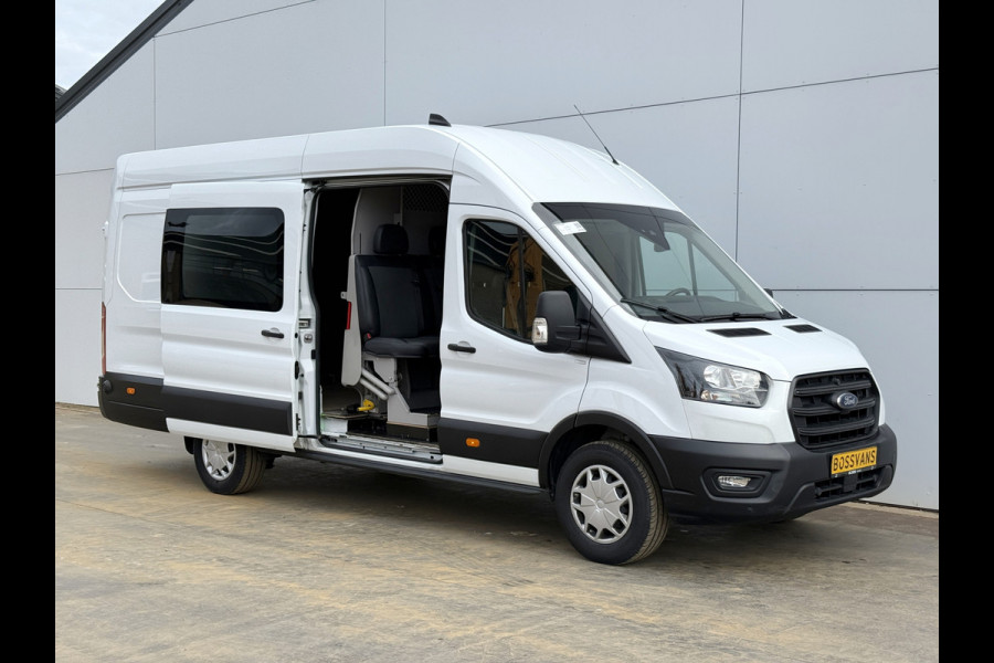 Ford Transit DC 2.0 TDCI 165PK L4H3 Dubbele Cabine Airco Cruise Control Lane Assist Camera Trekhaak voorbereiding
