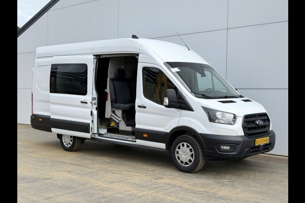 Ford Transit DC 2.0 TDCI 165PK L4H3 Dubbele Cabine Airco Cruise Control Lane Assist Camera Trekhaak voorbereiding