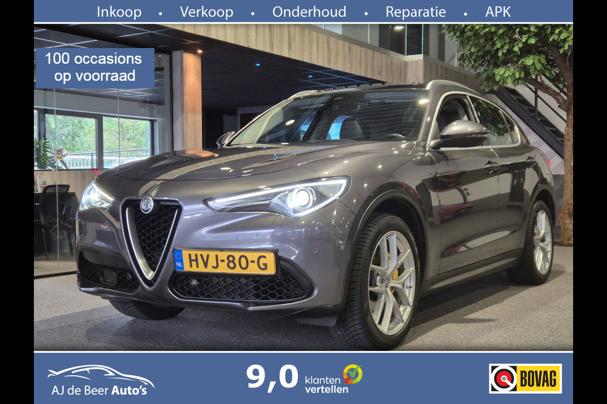 Alfa Romeo Stelvio 2.0 T AWD Veloce Pano | Harman-Kardon | Camera | Leder | Verw. stoelen-stuur | Trekhaak