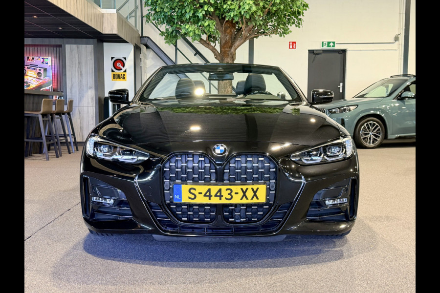 BMW 4 Serie Cabrio 420i High Executive H/K | Camera |Stoel/stuur/nek verwarming | Carplay | Navigatie