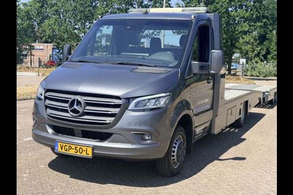 Mercedes-Benz Sprinter 519 3.0 CDI L3 EURO VI-D Tijhof Aluliner oprijwagen full optie met aanhanger