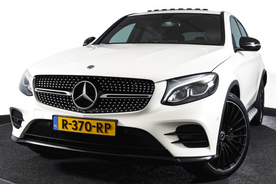 Mercedes-Benz GLC Coupé 250 4MATIC 211 PK Premium AMG Line | S/K-Panodak | Cruise | Stoelverw. | PDC | Camera | App. Connect | ECC | LM 21" |