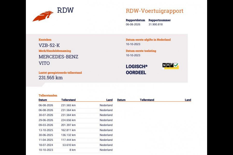 Mercedes-Benz Vito 110 CDI Euro 6 - Lang L2 - Airco