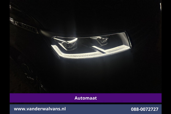 Volkswagen Transporter 2.0 TDI 200pk Automaat L2H1 Bulli inrichting Euro6 Airco | Camera | 2500kg Trekhaak | Imperiaal | Apple Carplay | LED Adaptieve Cruisecontrol, Android Auto LM Velgen, Lederen bekleding, Stoelverwarming, Parkeersensoren