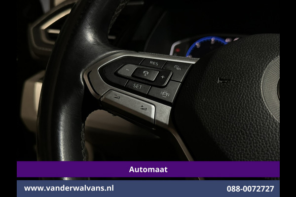 Volkswagen Transporter 2.0 TDI 200pk Automaat L2H1 Bulli inrichting Euro6 Airco | Camera | 2500kg Trekhaak | Imperiaal | Apple Carplay | LED Adaptieve Cruisecontrol, Android Auto LM Velgen, Lederen bekleding, Stoelverwarming, Parkeersensoren