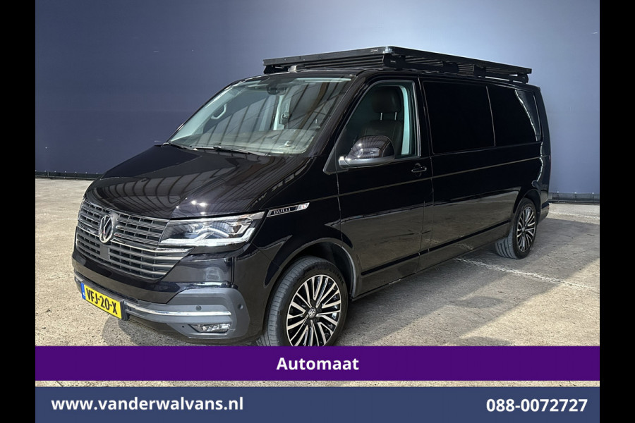 Volkswagen Transporter 2.0 TDI 200pk Automaat L2H1 Bulli inrichting Euro6 Airco | Camera | 2500kg Trekhaak | Imperiaal | Apple Carplay | LED Adaptieve Cruisecontrol, Android Auto LM Velgen, Lederen bekleding, Stoelverwarming, Parkeersensoren