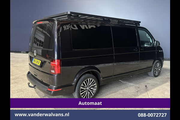 Volkswagen Transporter 2.0 TDI 200pk Automaat L2H1 Bulli inrichting Euro6 Airco | Camera | 2500kg Trekhaak | Imperiaal | Apple Carplay | LED Adaptieve Cruisecontrol, Android Auto LM Velgen, Lederen bekleding, Stoelverwarming, Parkeersensoren
