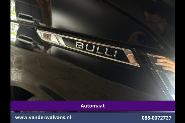 Volkswagen Transporter 2.0 TDI 200pk Automaat L2H1 Bulli inrichting Euro6 Airco | Camera | 2500kg Trekhaak | Imperiaal | Apple Carplay | LED Adaptieve Cruisecontrol, Android Auto LM Velgen, Lederen bekleding, Stoelverwarming, Parkeersensoren