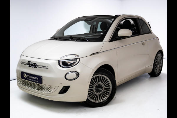 Fiat 500C Icon 42 kWh | Stoelverwarming | Camera | Cruise | PDC V+A | Apple Carplay/Android Auto | El.Kap Climate-Control, Lane-Assist, Side Assist