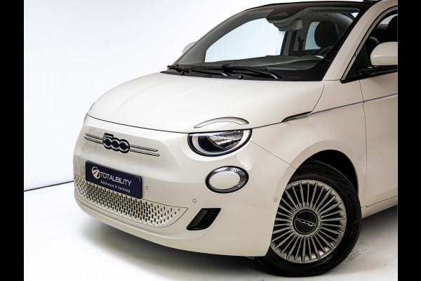 Fiat 500C Icon 42 kWh | Stoelverwarming | Camera | Cruise | PDC V+A | Apple Carplay/Android Auto | El.Kap Climate-Control, Lane-Assist, Side Assist