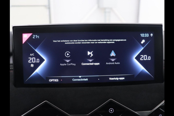 DS DS 3 Crossback E-Tense Performance Line 50 kWh | SOH 91.2% | Carplay | Dodehoek detectie | Cruise control | Climate control | Navigatie |
