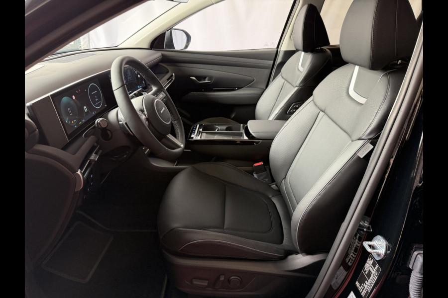 Hyundai Tucson NW AUTO 1.6 T-GDI PHEV N-LINE LEER 360.CAMERA ELEK.KLEP ELEK.STOEL/GEHEUGEN VERWARMD/KOELING SUBWFR 19"LMV ZWARTE HEMEL STUURVER PLUG IN HYBRIDE