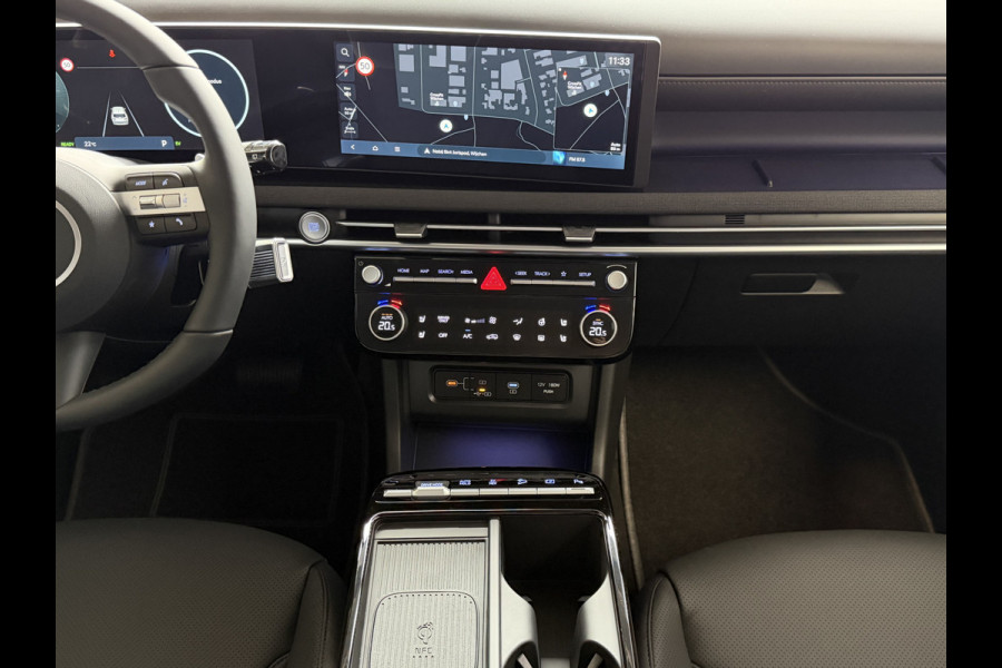 Hyundai Tucson NW AUTO 1.6 T-GDI PHEV N-LINE LEER 360.CAMERA ELEK.KLEP ELEK.STOEL/GEHEUGEN VERWARMD/KOELING SUBWFR 19"LMV ZWARTE HEMEL STUURVER PLUG IN HYBRIDE