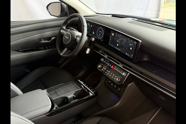 Hyundai Tucson NW AUTO 1.6 T-GDI PHEV N-LINE LEER 360.CAMERA ELEK.KLEP ELEK.STOEL/GEHEUGEN VERWARMD/KOELING SUBWFR 19"LMV ZWARTE HEMEL STUURVER PLUG IN HYBRIDE