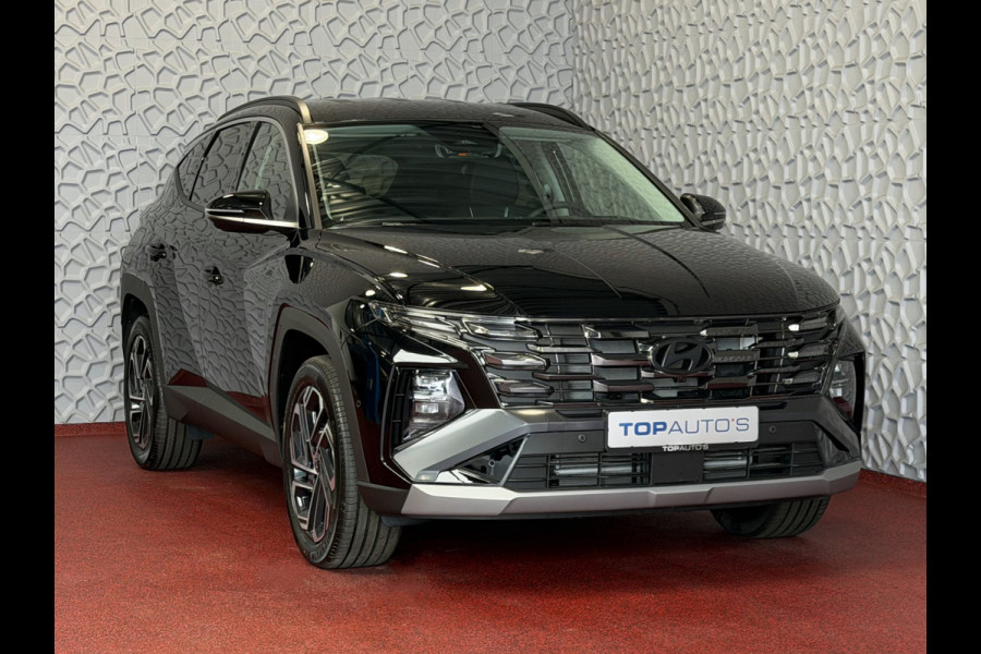 Hyundai Tucson NW AUTO 1.6 T-GDI PHEV N-LINE LEER 360.CAMERA ELEK.KLEP ELEK.STOEL/GEHEUGEN VERWARMD/KOELING SUBWFR 19"LMV ZWARTE HEMEL STUURVER PLUG IN HYBRIDE