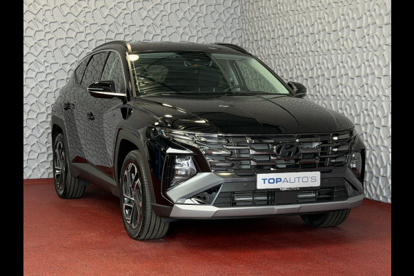 Hyundai Tucson NW AUTO 1.6 T-GDI PHEV N-LINE LEER 360.CAMERA ELEK.KLEP ELEK.STOEL/GEHEUGEN VERWARMD/KOELING SUBWFR 19"LMV ZWARTE HEMEL STUURVER PLUG IN HYBRIDE