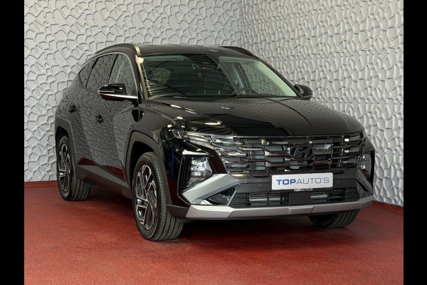 Hyundai Tucson NW AUTO 1.6 T-GDI PHEV N-LINE LEER 360.CAMERA ELEK.KLEP ELEK.STOEL/GEHEUGEN VERWARMD/KOELING SUBWFR 19"LMV ZWARTE HEMEL STUURVER PLUG IN HYBRIDE