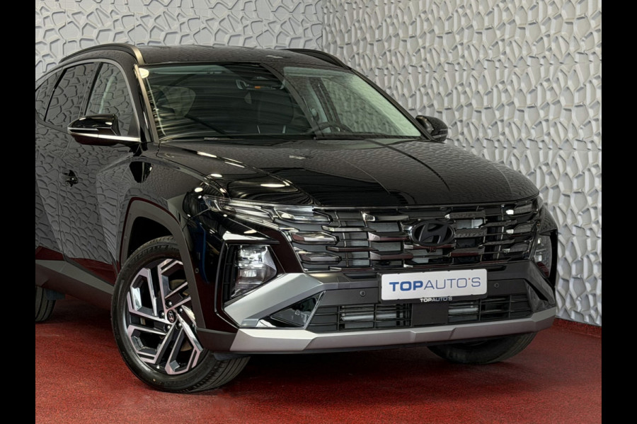 Hyundai Tucson NW AUTO 1.6 T-GDI PHEV N-LINE LEER 360.CAMERA ELEK.KLEP ELEK.STOEL/GEHEUGEN VERWARMD/KOELING SUBWFR 19"LMV ZWARTE HEMEL STUURVER PLUG IN HYBRIDE