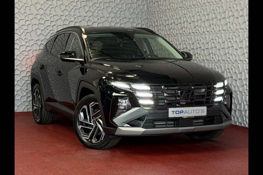 Hyundai Tucson NW AUTO 1.6 T-GDI PHEV N-LINE LEER 360.CAMERA ELEK.KLEP ELEK.STOEL/GEHEUGEN VERWARMD/KOELING SUBWFR 19"LMV ZWARTE HEMEL STUURVER PLUG IN HYBRIDE