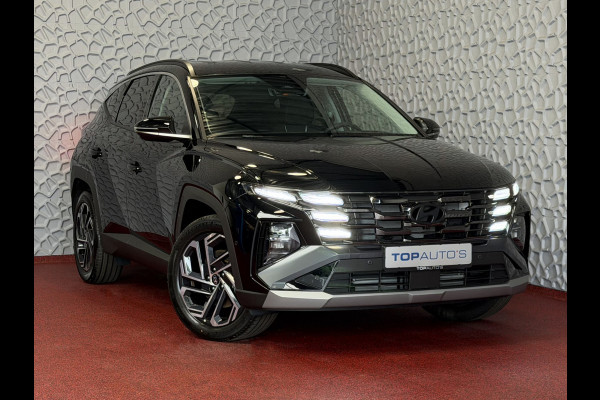 Hyundai Tucson NW AUTO 1.6 T-GDI PHEV N-LINE LEER 360.CAMERA ELEK.KLEP ELEK.STOEL/GEHEUGEN VERWARMD/KOELING SUBWFR 19"LMV ZWARTE HEMEL STUURVER PLUG IN HYBRIDE
