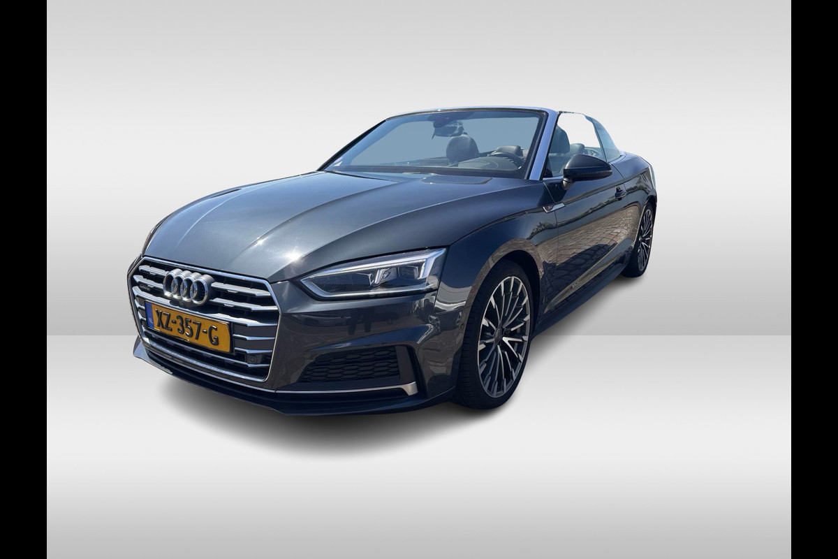 Audi A5 Cabriolet 2.0 TFSI MHEV quattro Design Pro Line Plus / 360Camera / Head-up / Keyless / Windscherm / Virtual Cockpit / 19'' / Leer&Alcantara / Nekverwarming / Stoelverwarming / Dodehoek / Cruise Control