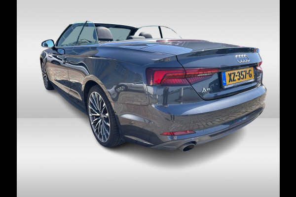 Audi A5 Cabriolet 2.0 TFSI MHEV quattro Design Pro Line Plus / 360Camera / Head-up / Keyless / Windscherm / Virtual Cockpit / 19'' / Leer&Alcantara / Nekverwarming / Stoelverwarming / Dodehoek / Cruise Control